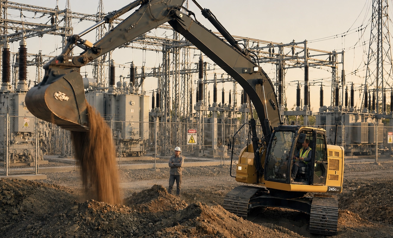  Machinery supply for energy construction projects